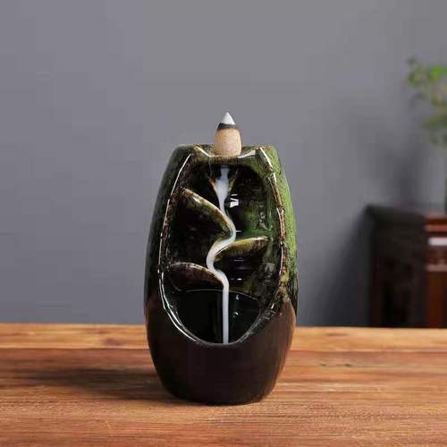 Ceramic Incense Waterfall Burner